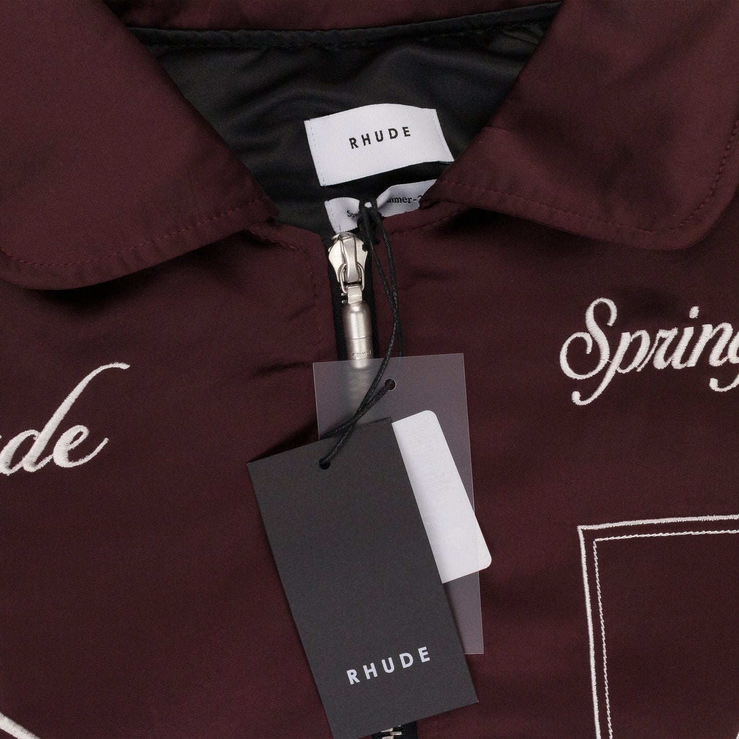 MAROON SIGNAL BOMBER