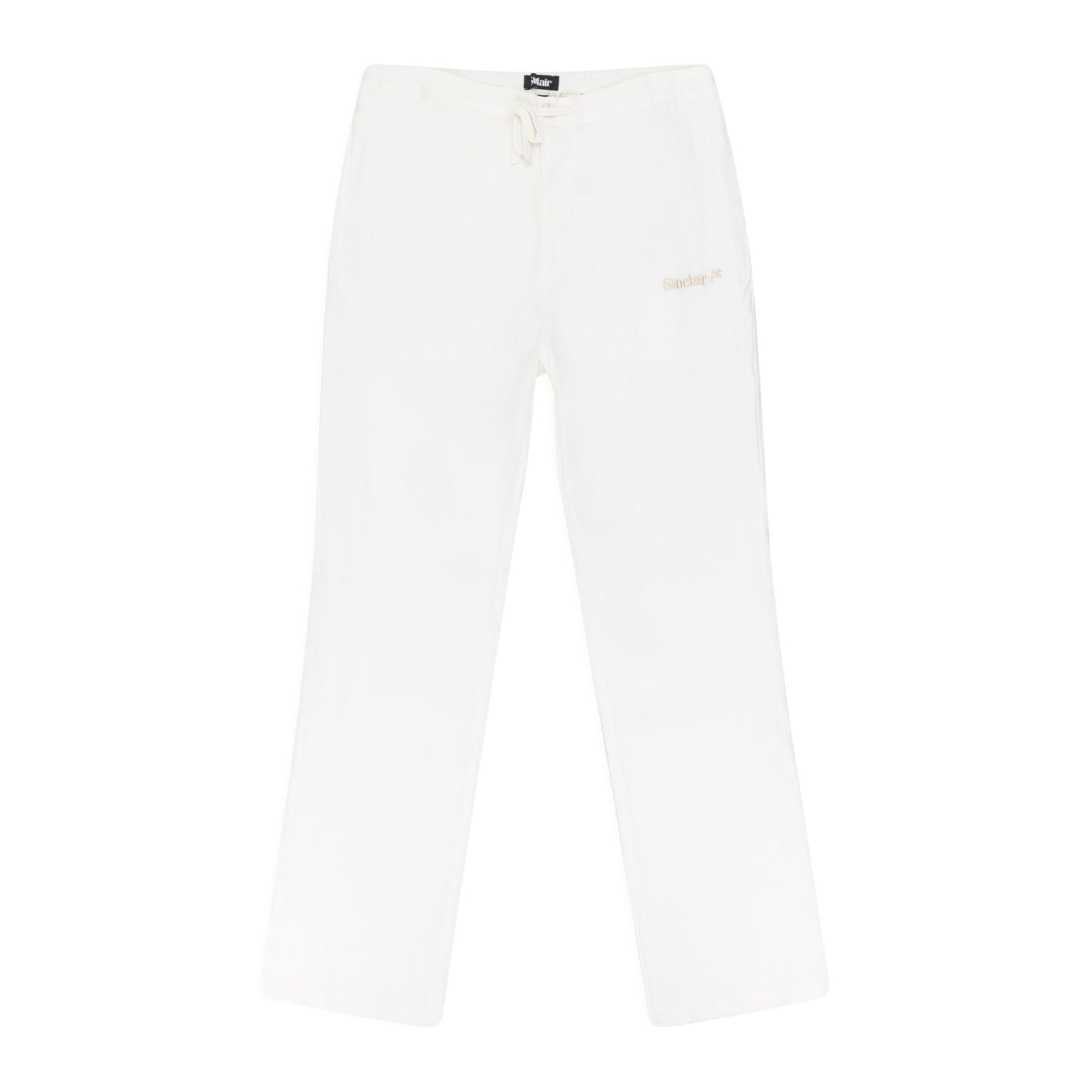 WHITE LINEN CHINOS