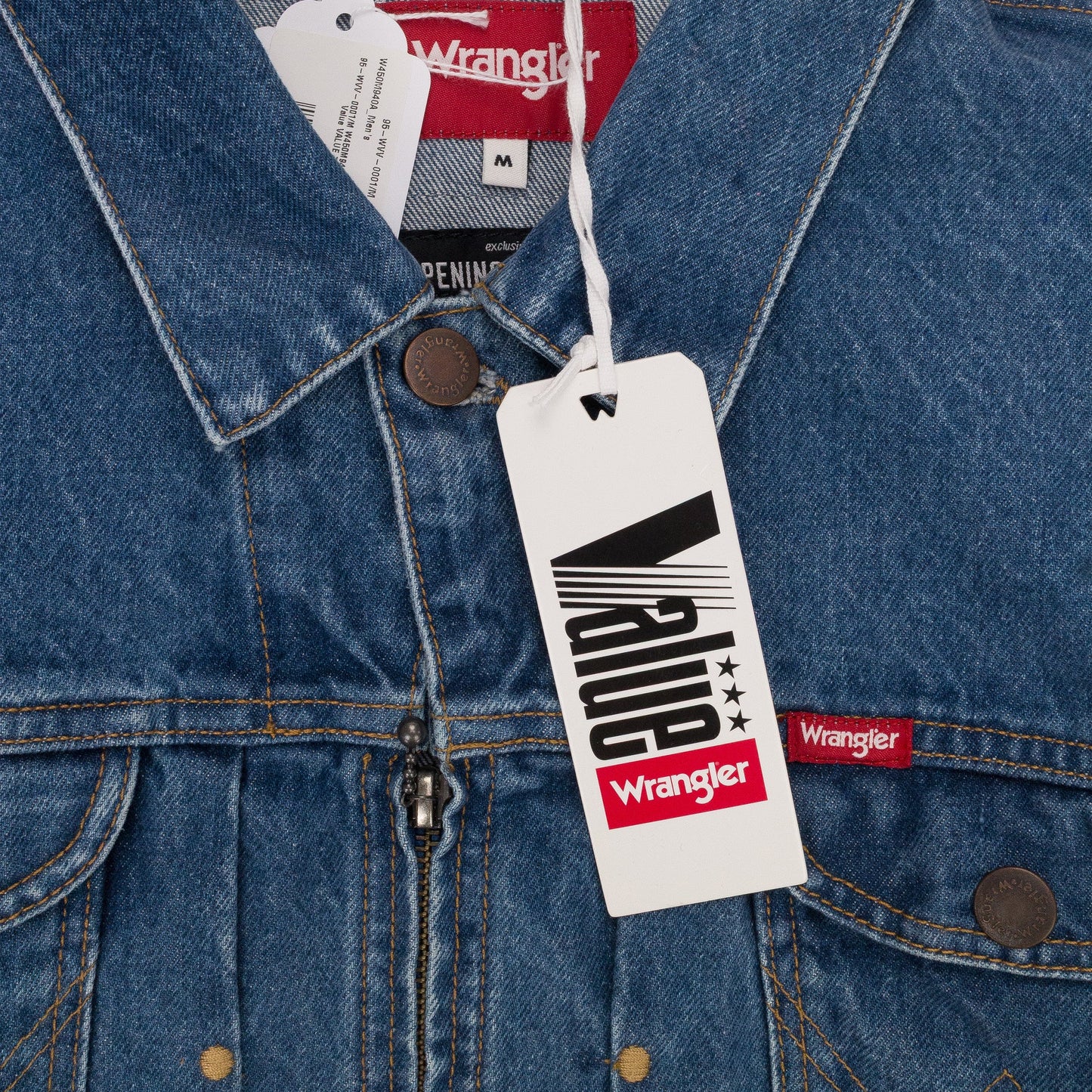 BLUE ZIPPER DENIM JACKET