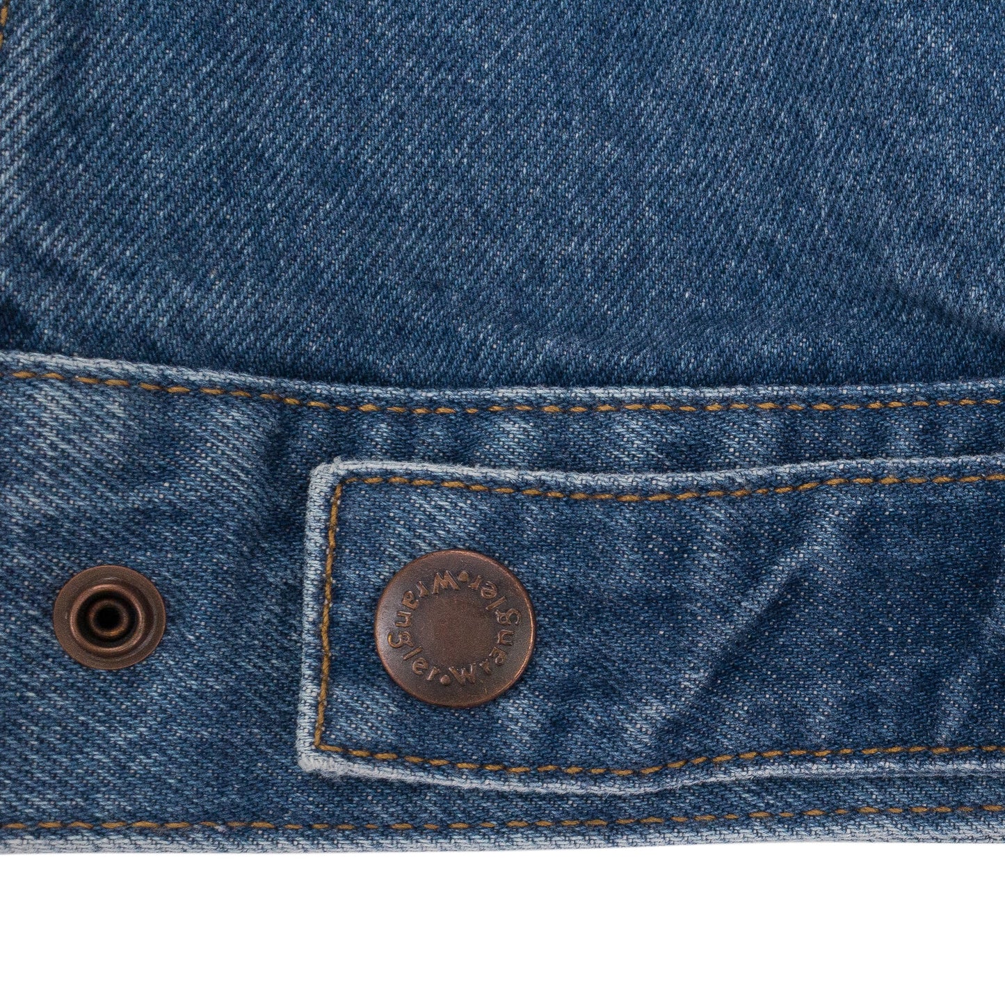 BLUE ZIPPER DENIM JACKET