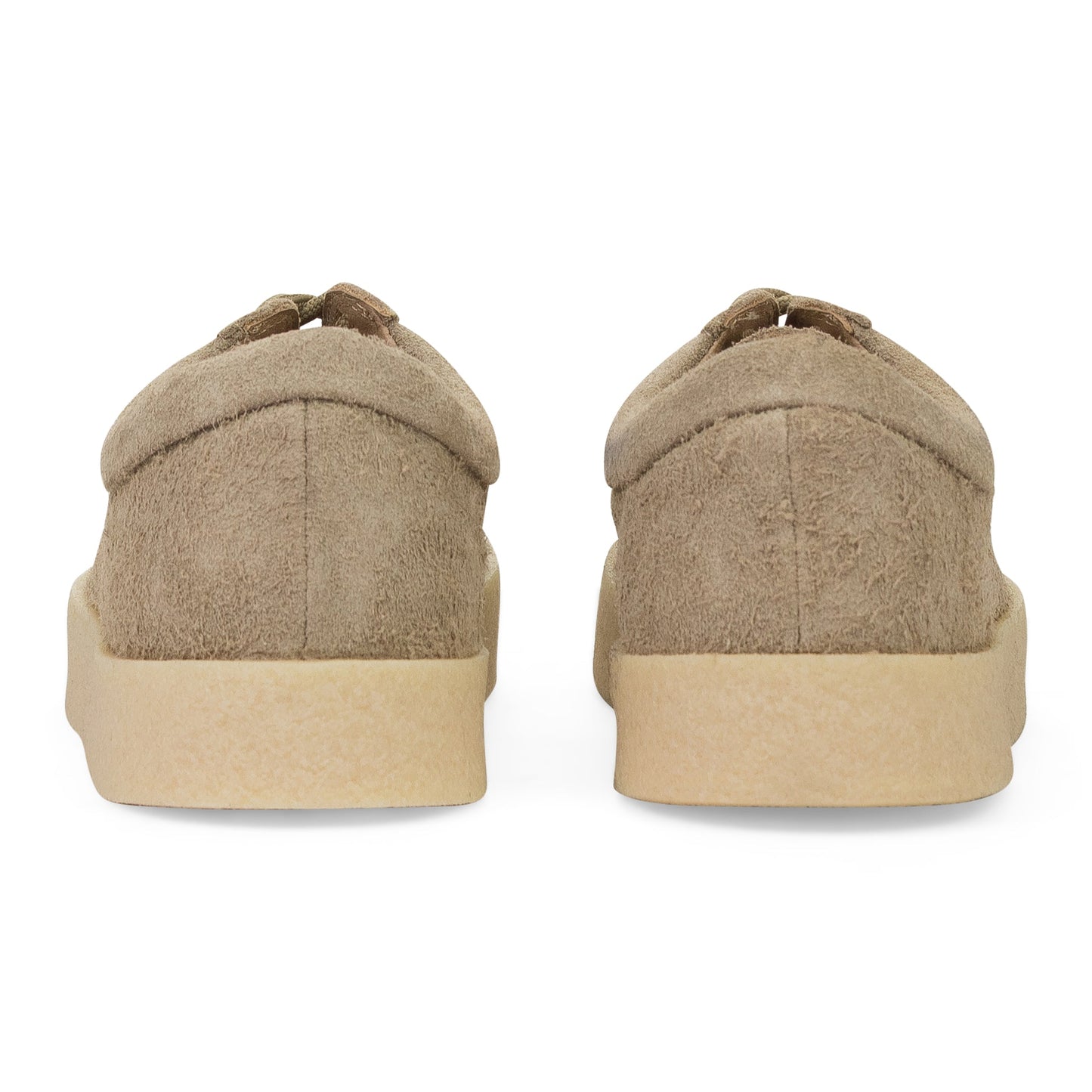 TAUPE THICK SHAGGY SUEDE CREPE SNEAKERS