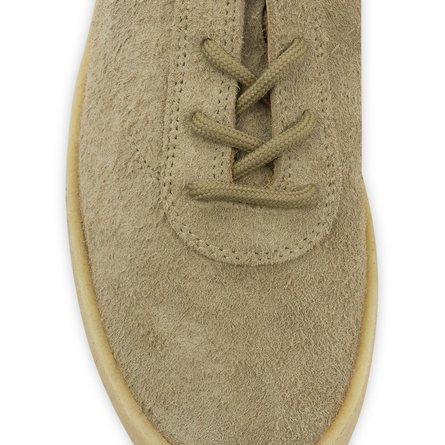 TAUPE THICK SHAGGY SUEDE CREPE SNEAKERS