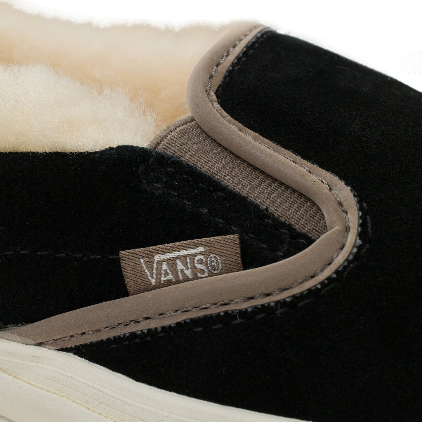 BLACK V-OG CLASSIC SLIP-ON LX SNEAKERS