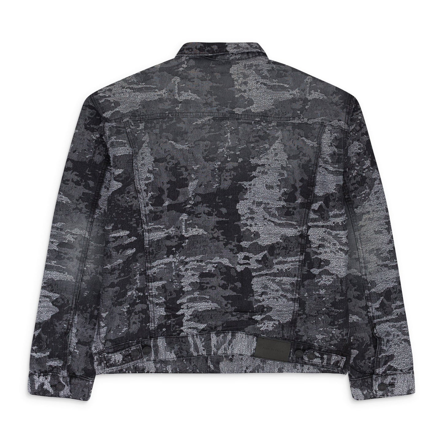 JACQUARD JACKET BLACK DENIM JACKETS