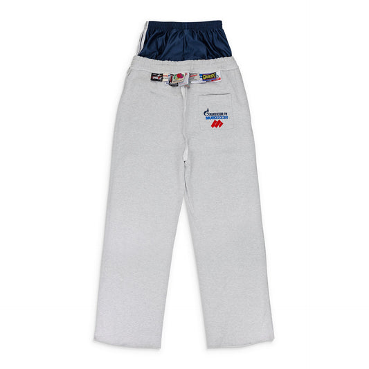 GREEDY UNIT x MURD333R.FM GREY CAMO SWEATSHORTS