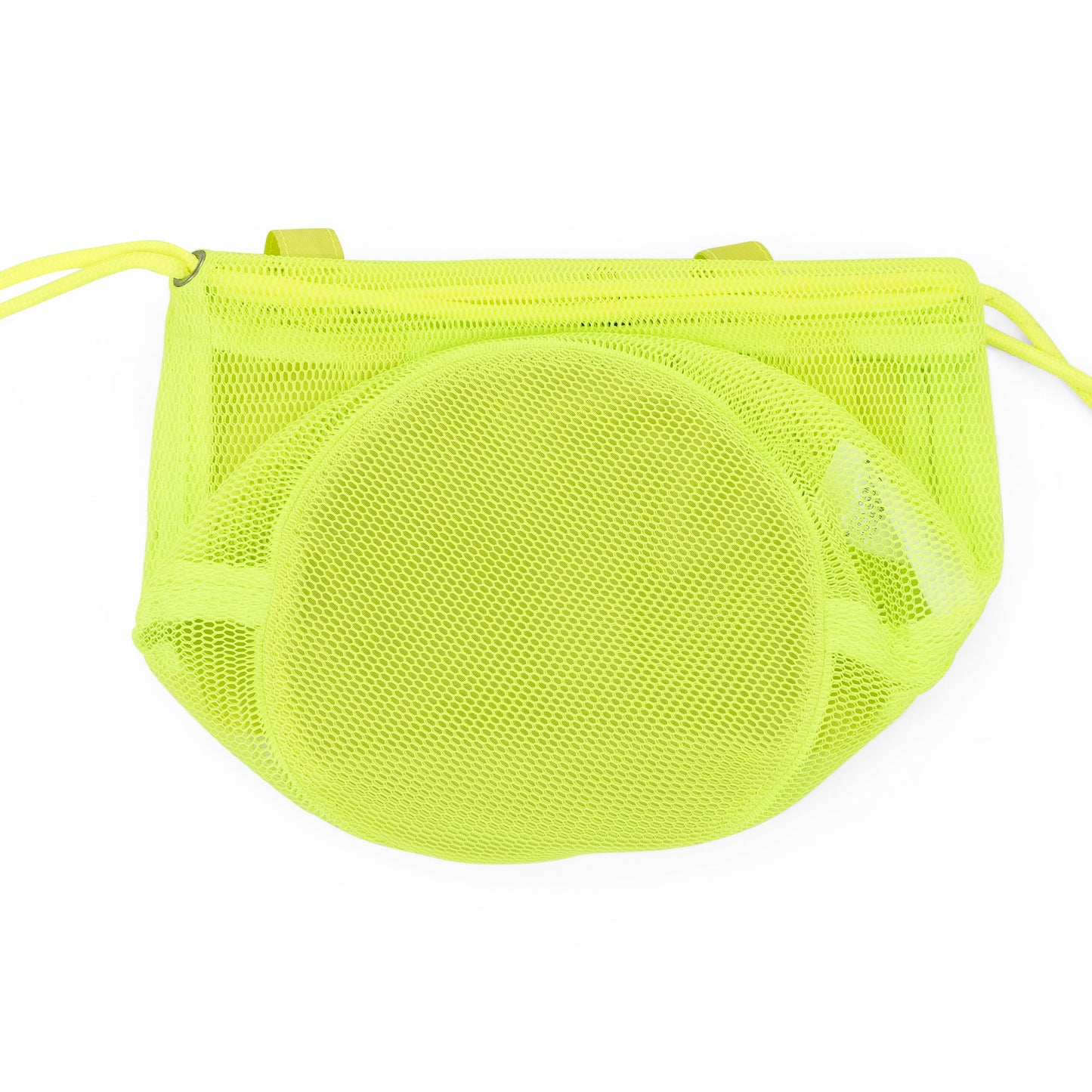 YELLOW MINI DRAWSTRING BUCKET BAG