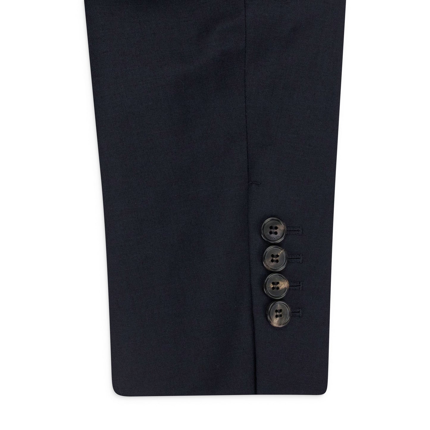 BLUE SINGLE BREASTED FLAP POCKETS JACKET BLAZER