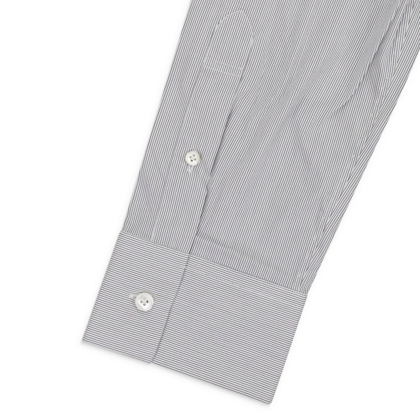 NAVY/WHITE SLIM FIT VISIBLE BUTTON-DOWN SHIRT