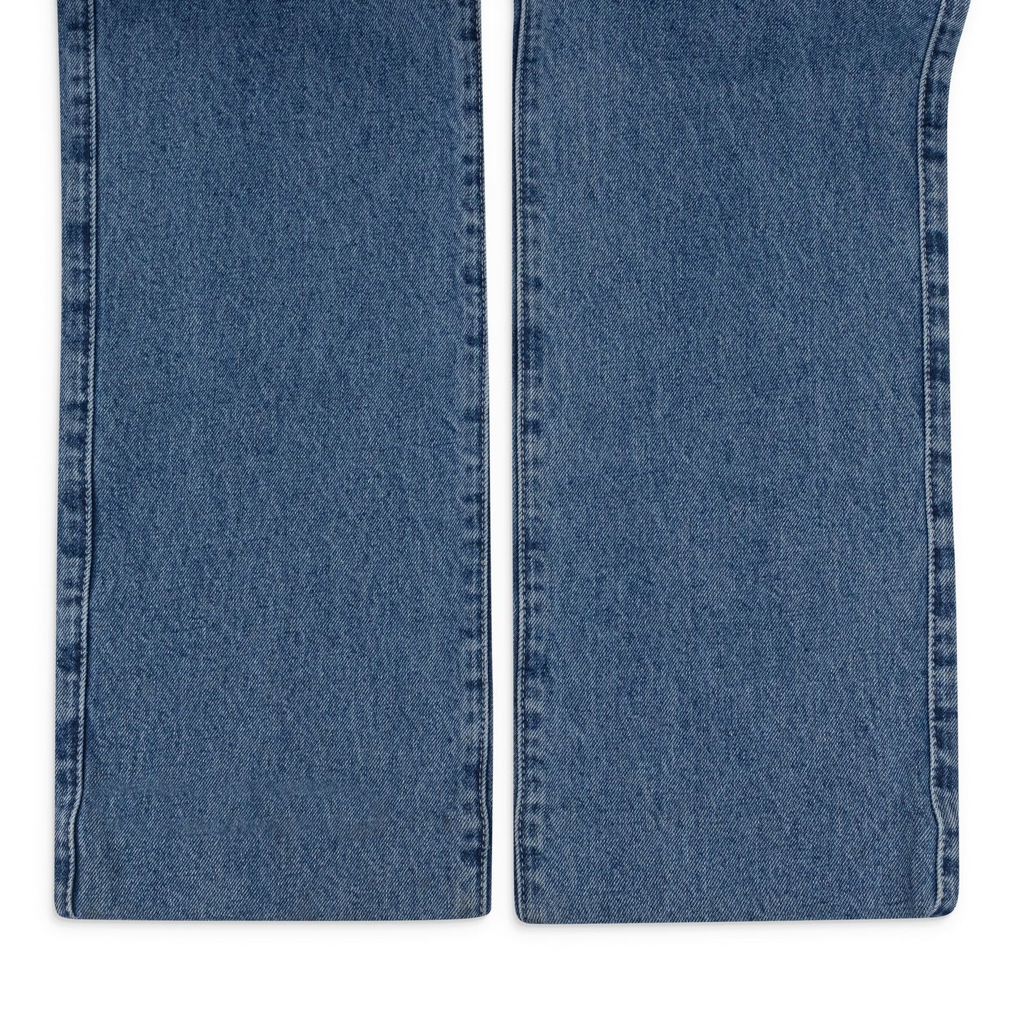 BLUE ZIP THROUGH STRAIGHT-FIT JEANS