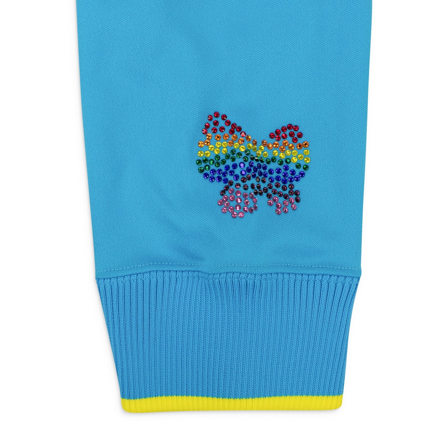 BLUE ZIP UP HOODIE