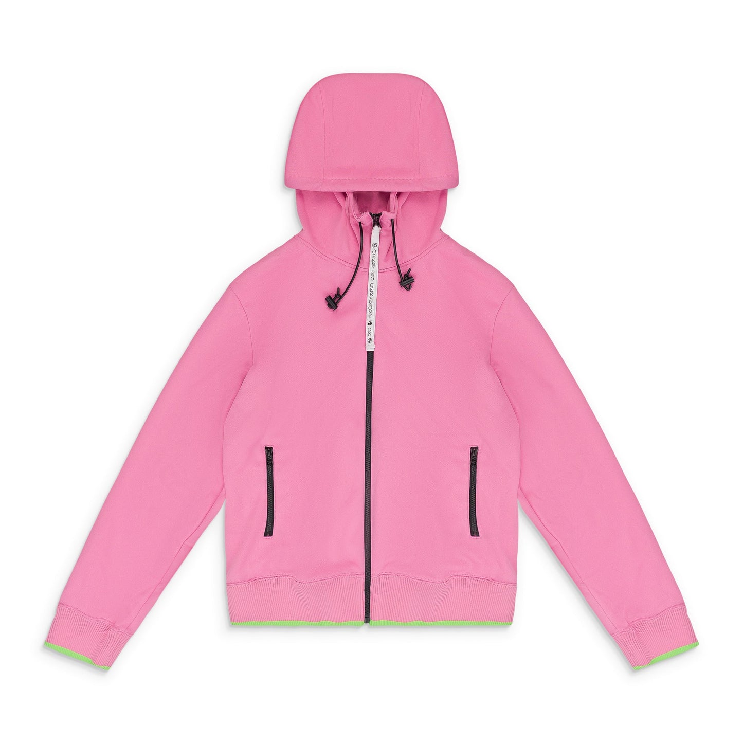 PINK ZIP UP HOODIE