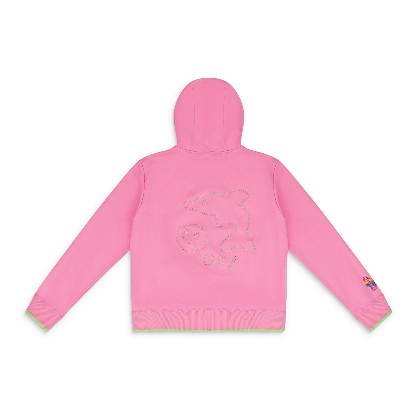 PINK ZIP UP HOODIE
