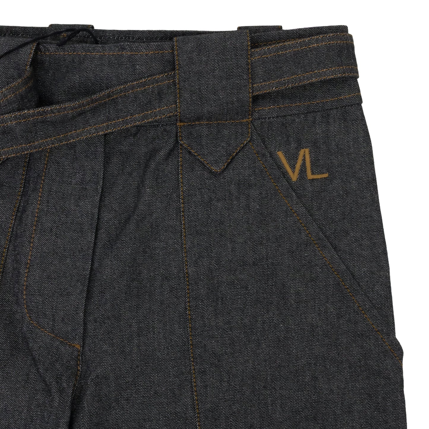 GREY CARROTS STRAIGHT PANTS
