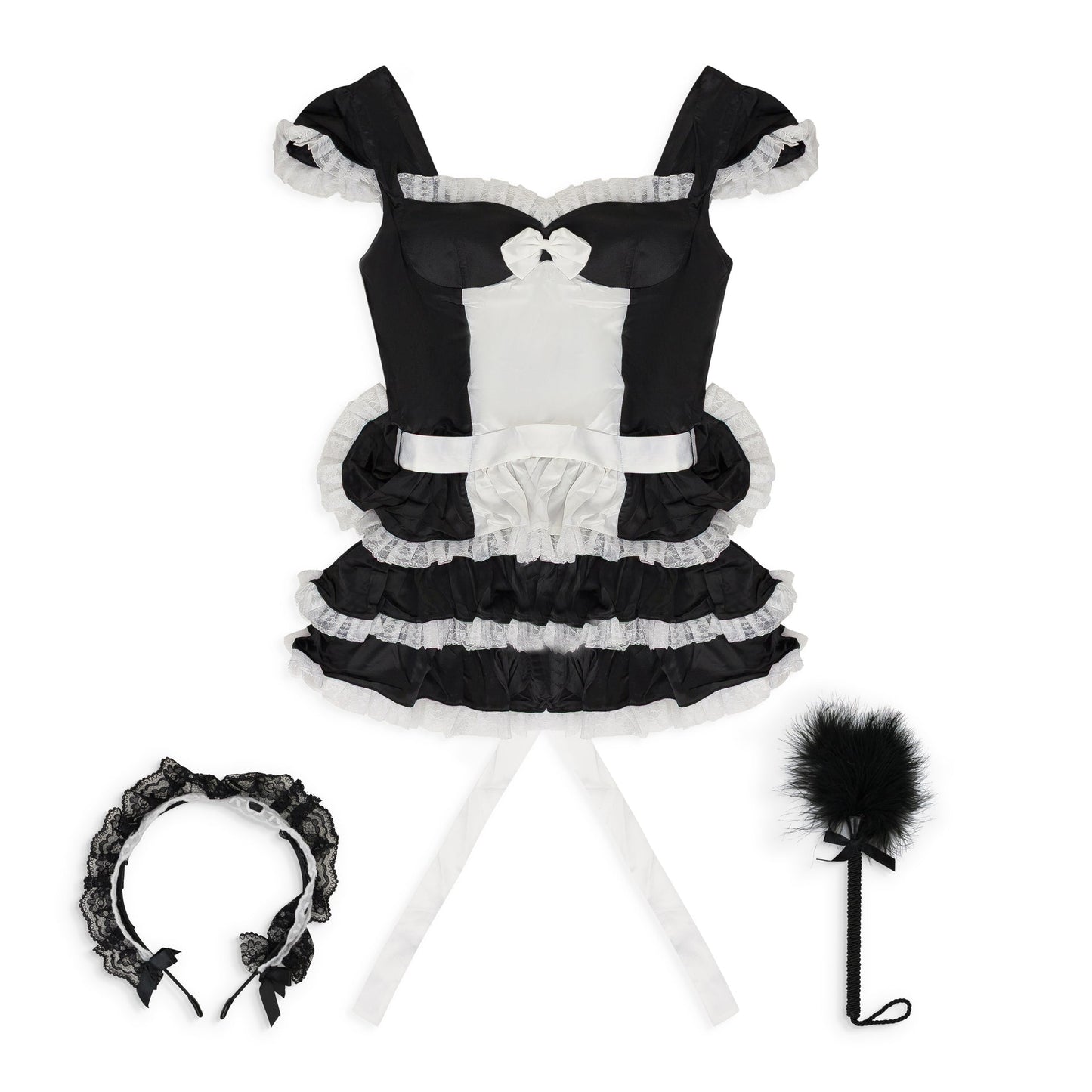 BLACK SUMMER MAID COSTUME