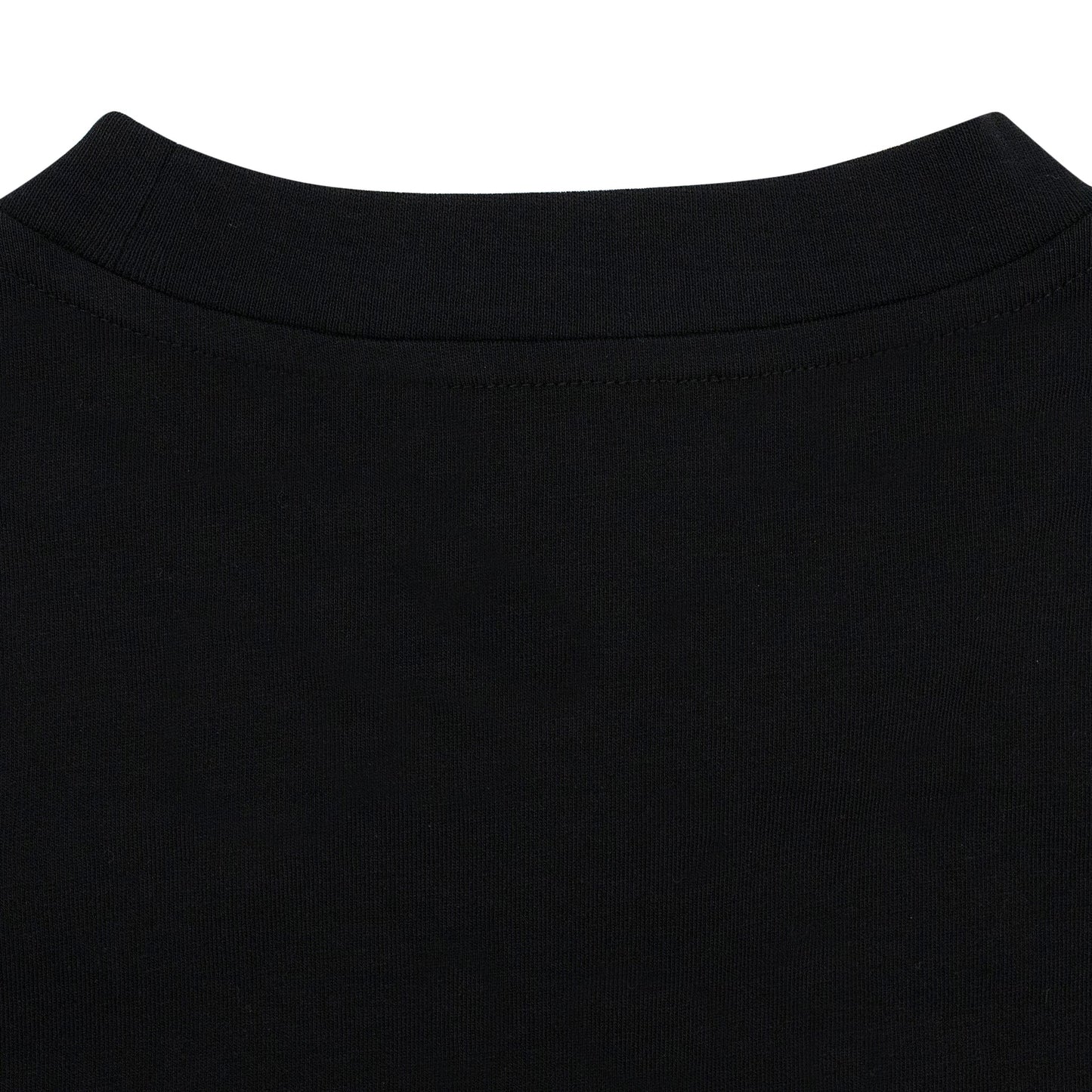 BLACK EMBOSSED BOX LOGO T-SHIRT