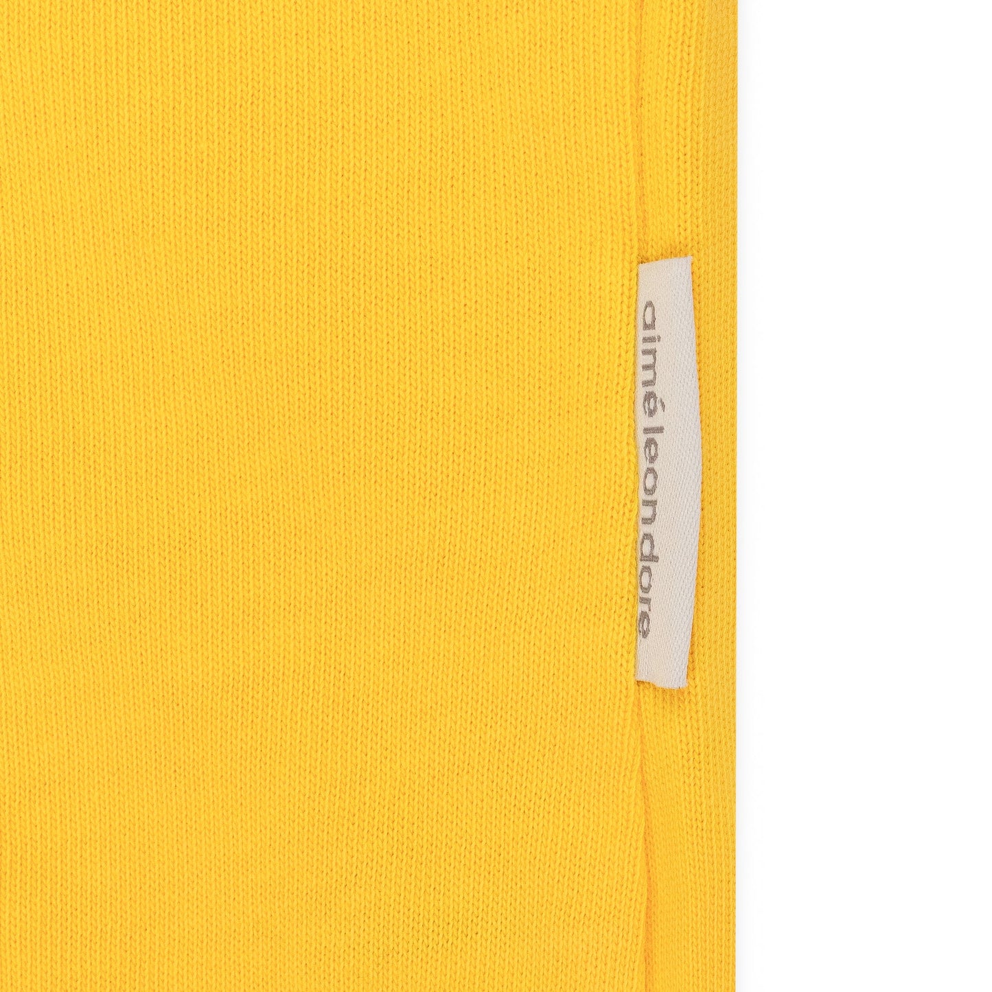 YELLOW NEW BALANCE GARMENT DYED T-SHIRT