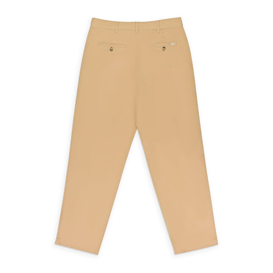TAN STRAIGHT FIT CHINO PANTS