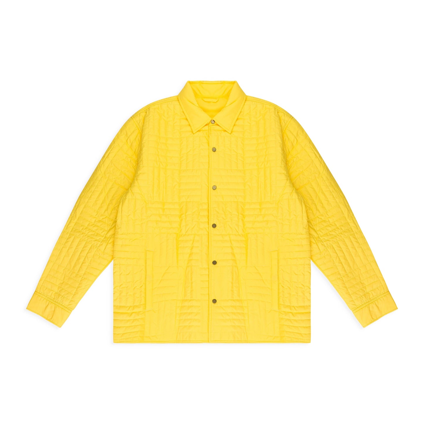 YELLOW REVERSIBLE FILLED OVERSHIRT