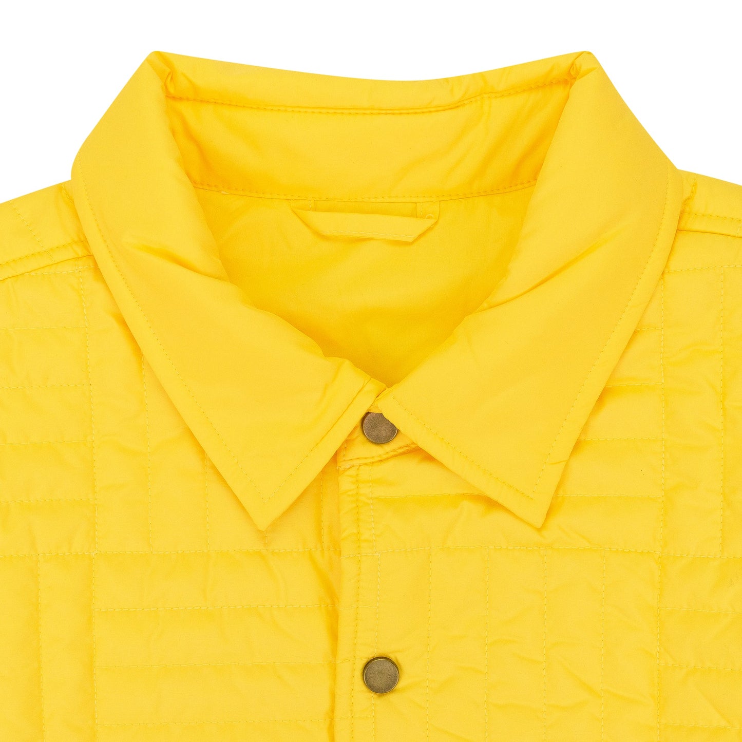 YELLOW REVERSIBLE FILLED OVERSHIRT