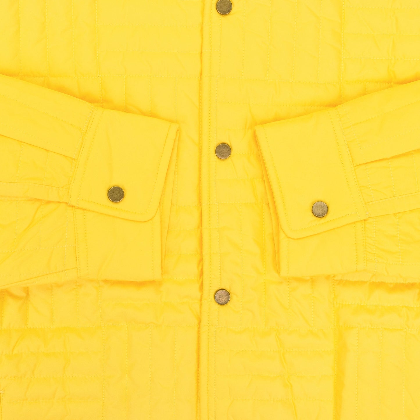 YELLOW REVERSIBLE FILLED OVERSHIRT