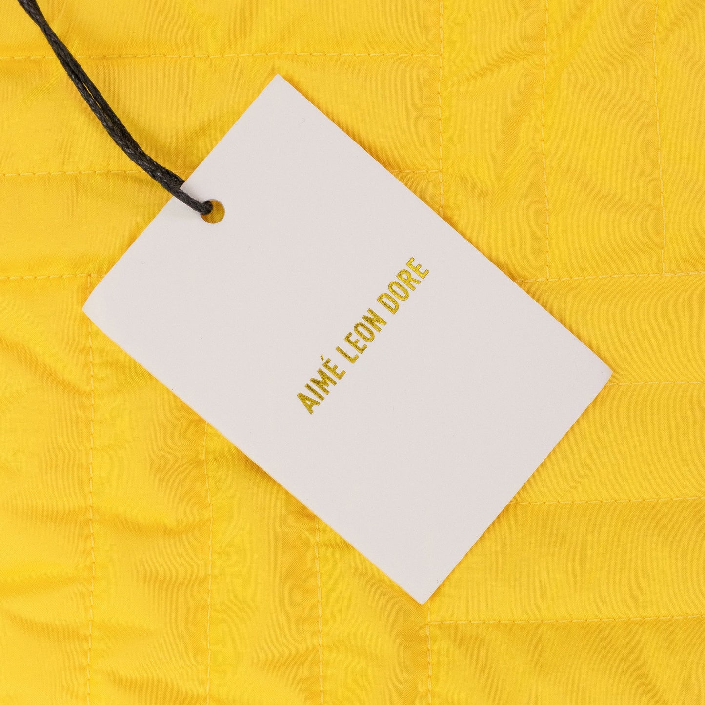 YELLOW REVERSIBLE FILLED OVERSHIRT