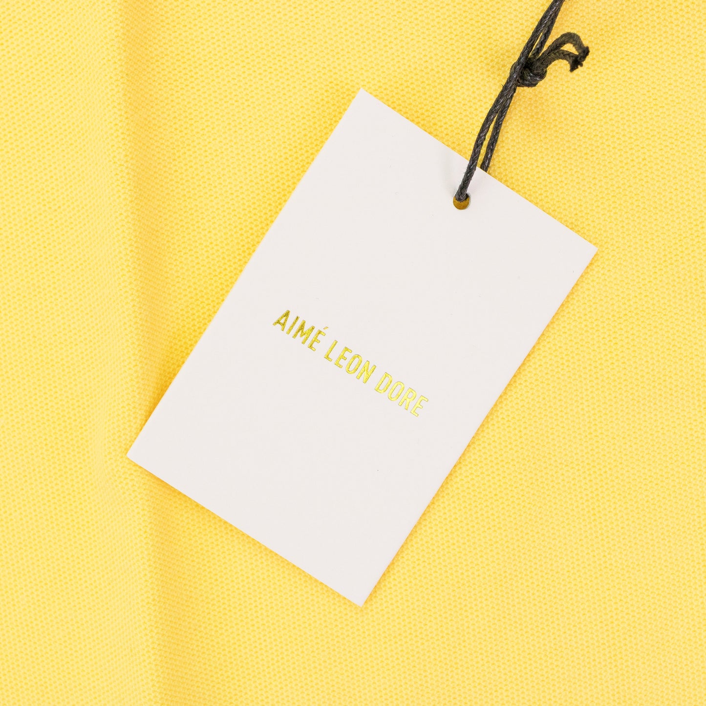 YELLOW CREST PIQUÉ POLO SHIRT