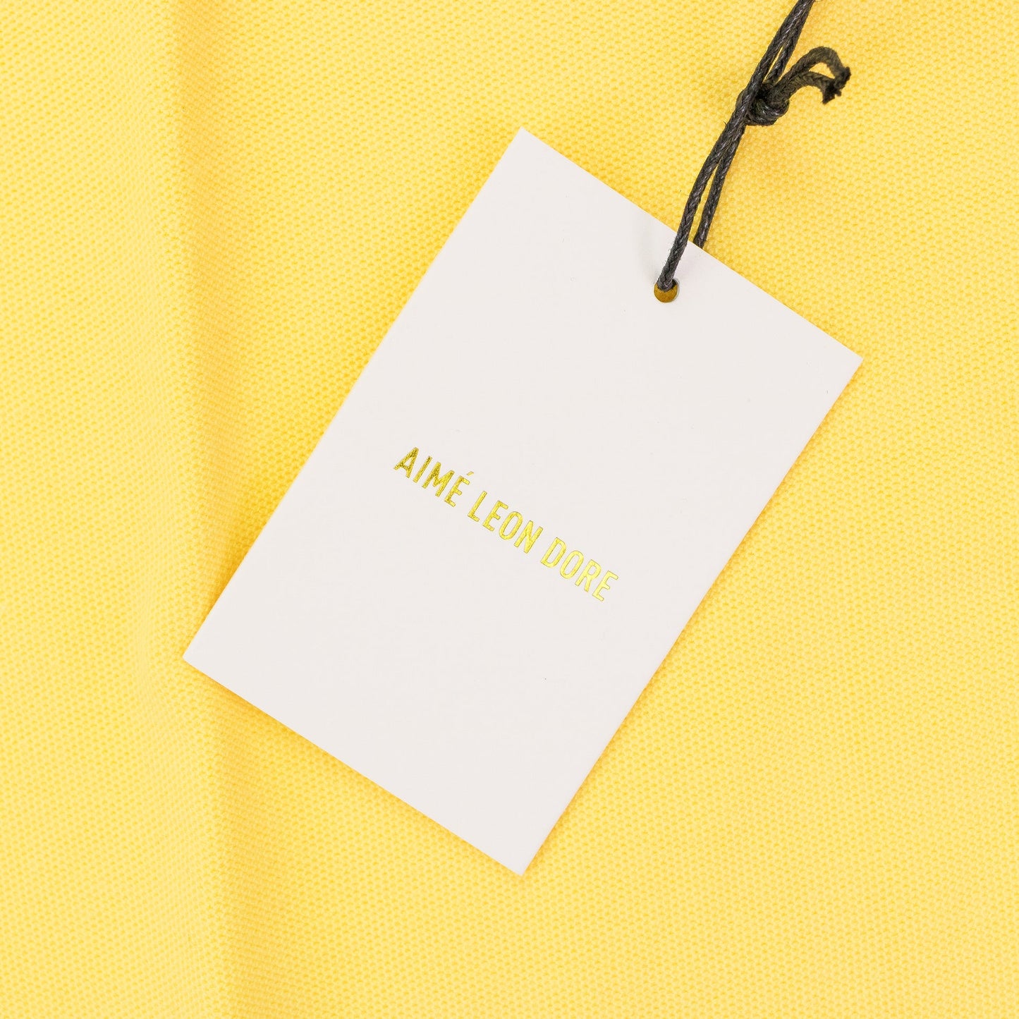 YELLOW CREST PIQUÉ POLO SHIRT