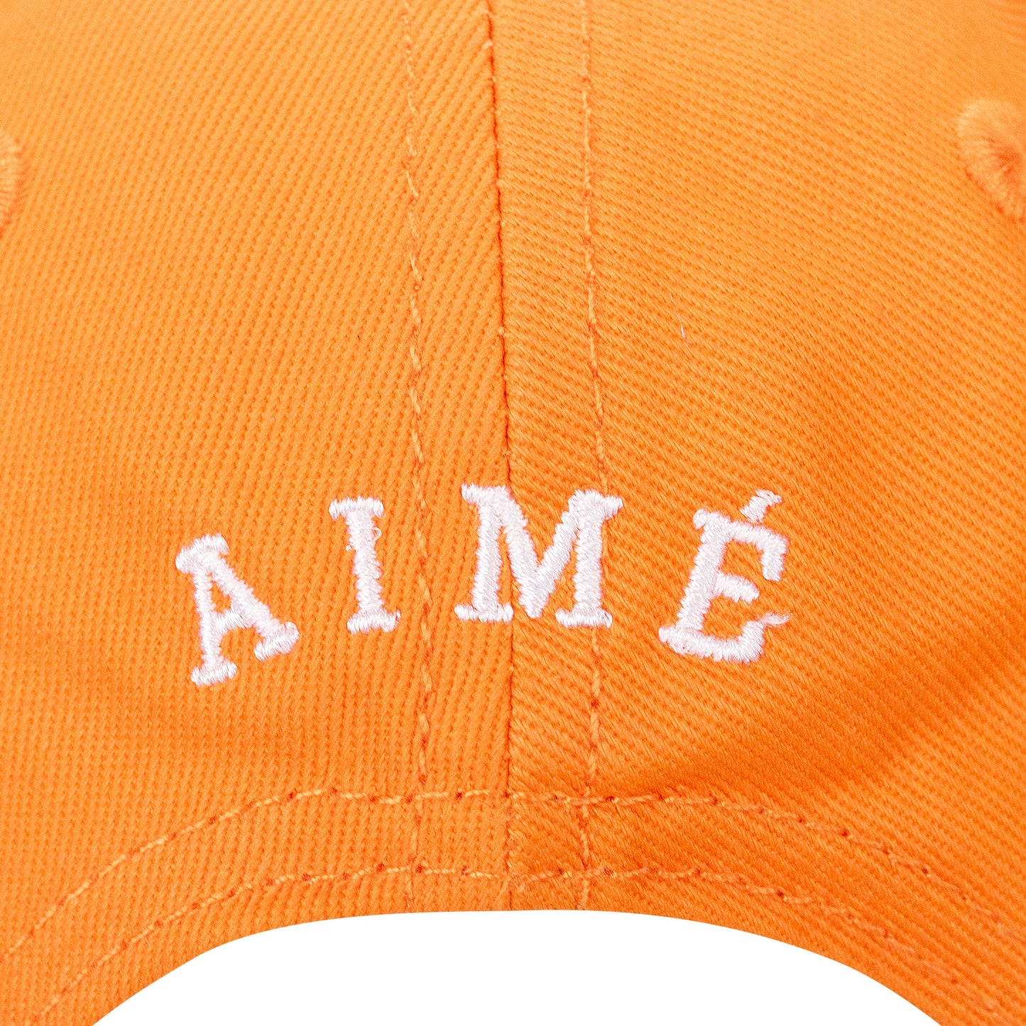 ORANGE BRUSHED CREST HAT