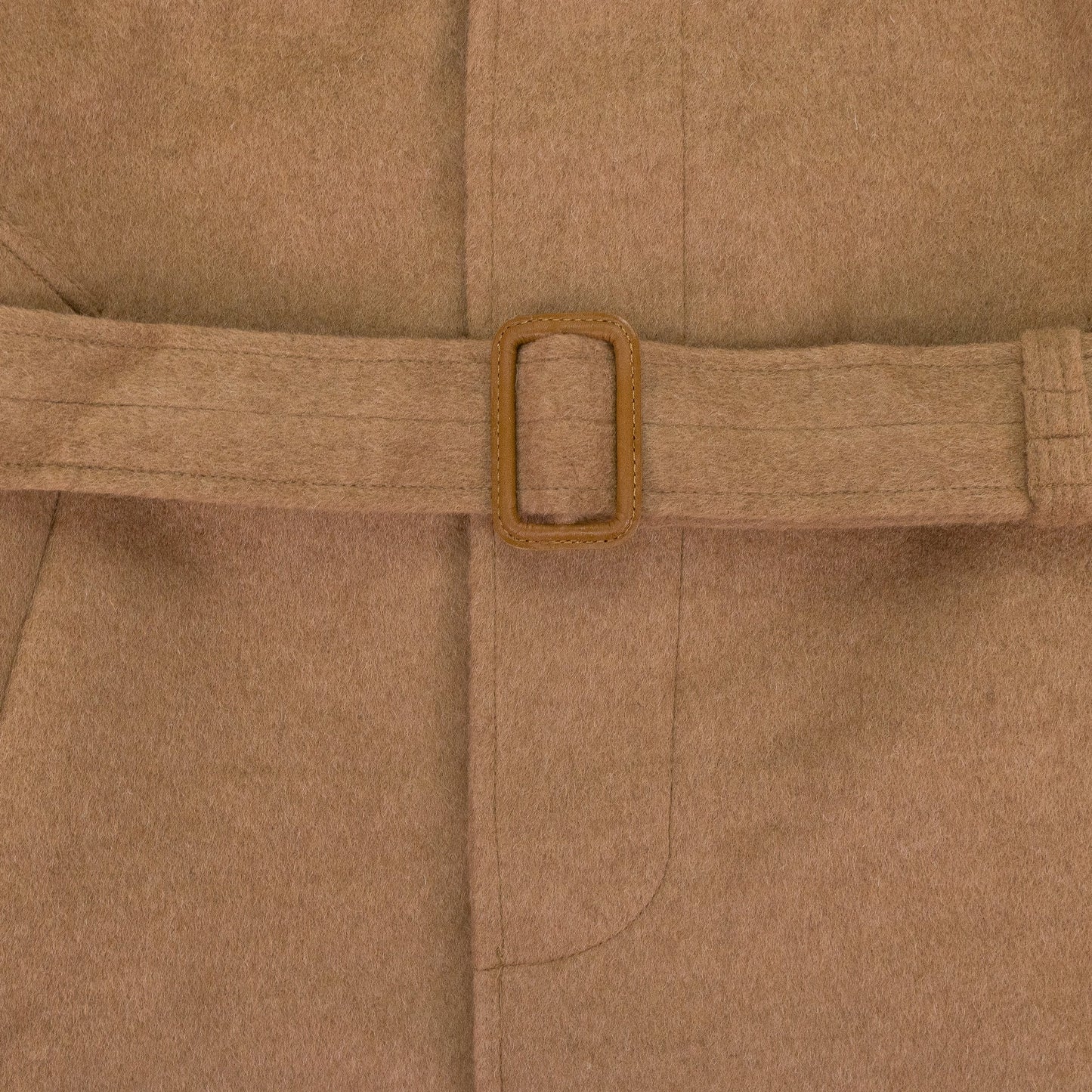 BROWN BALMACAAN COAT