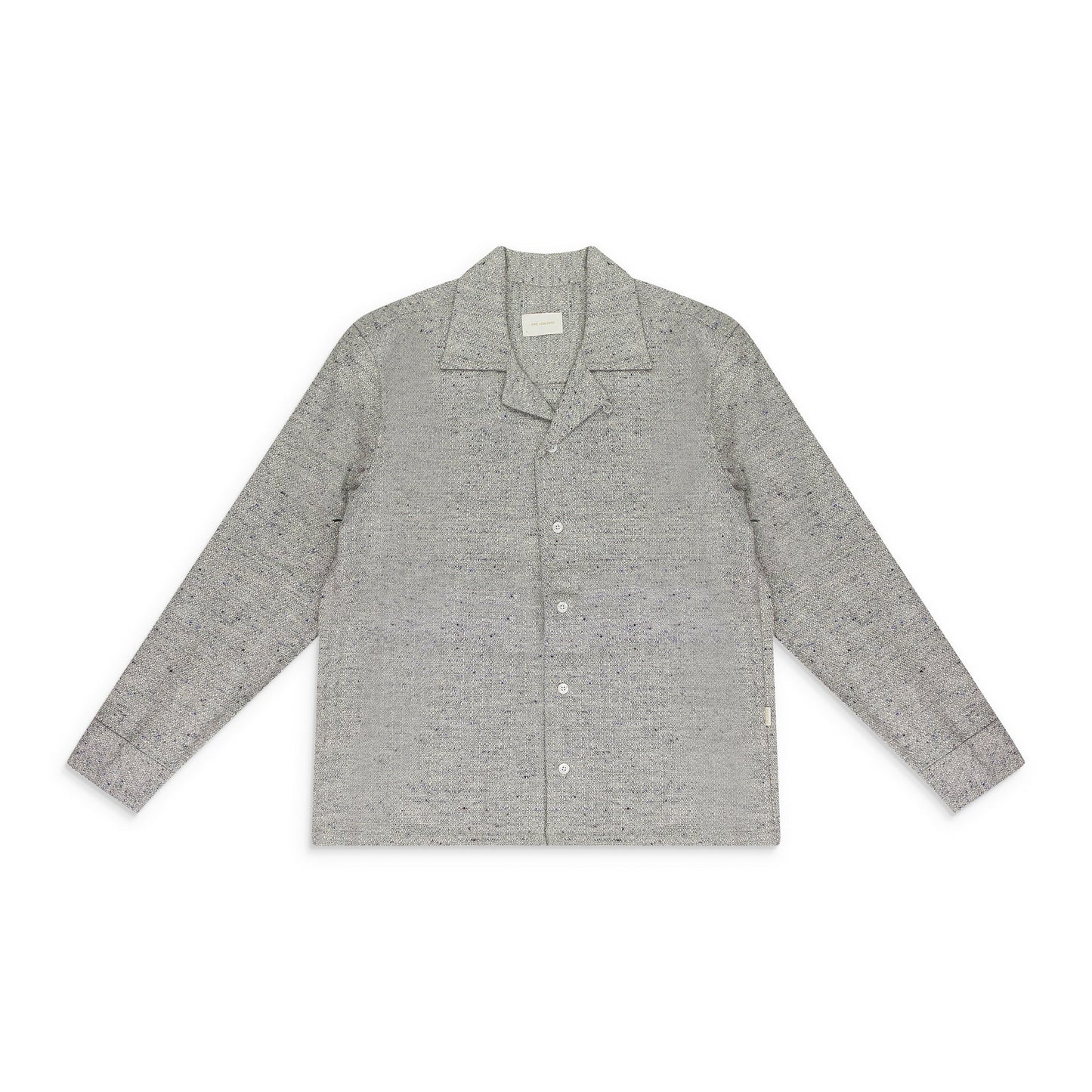 GRAY JACQUARD BUTTON-DOWN SHIRT