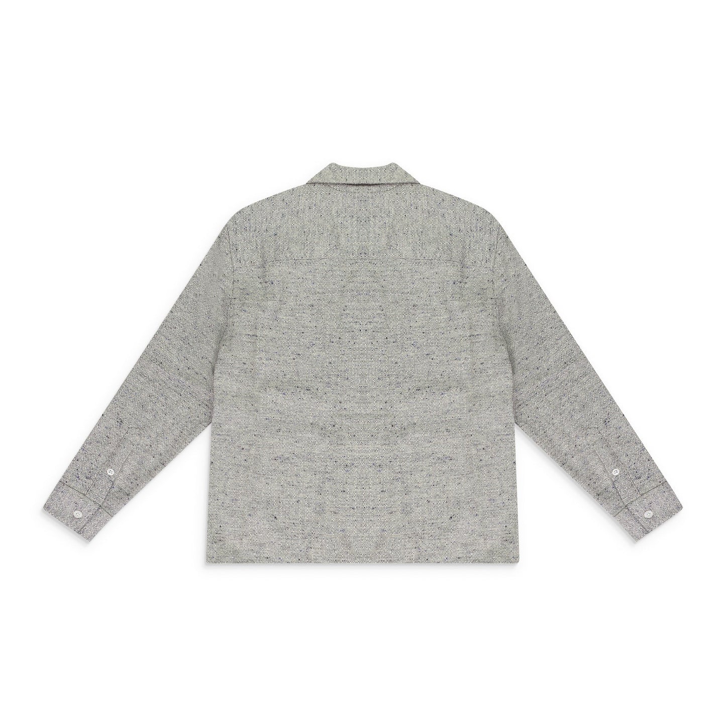 GRAY JACQUARD BUTTON-DOWN SHIRT
