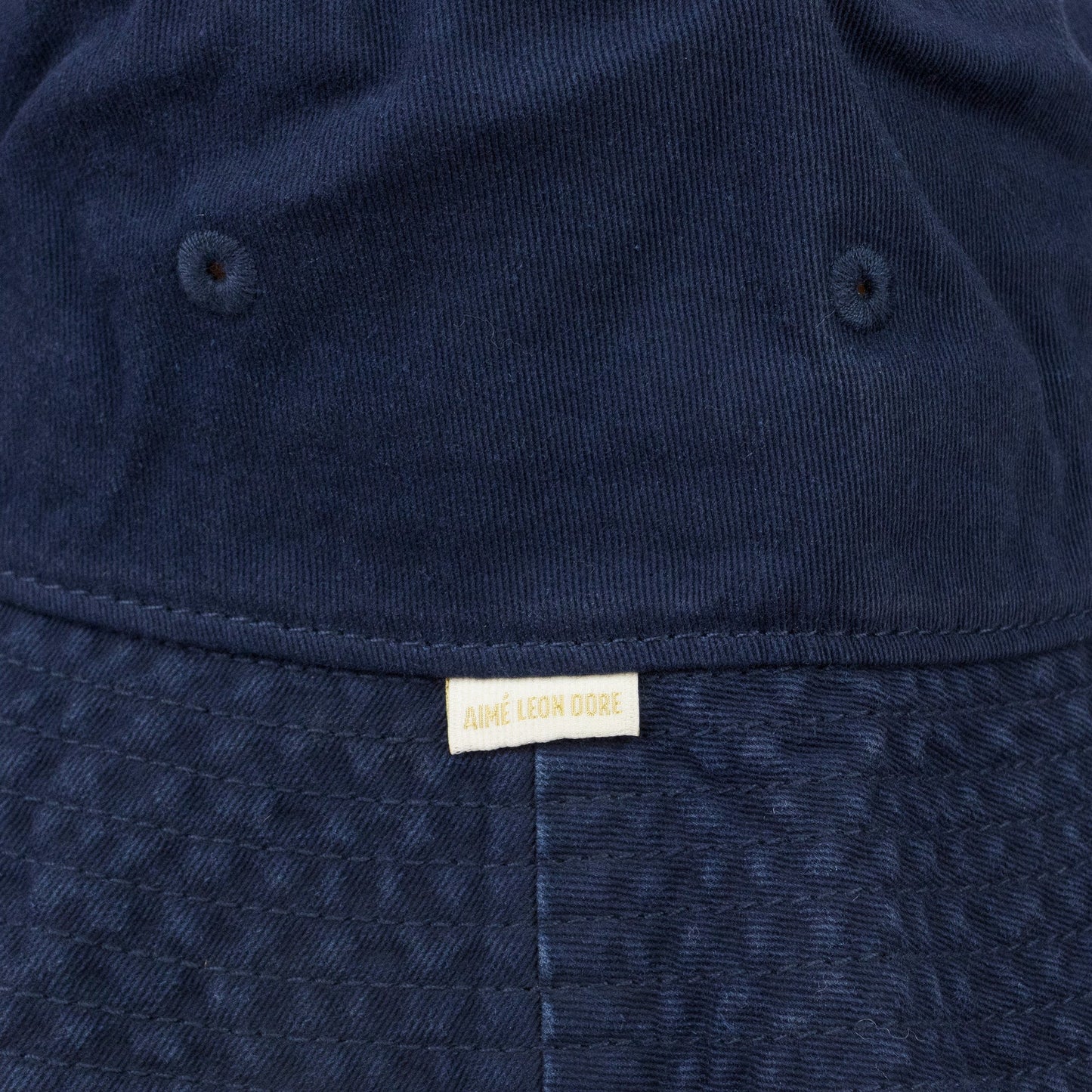 NAVY WASHED CHINO BUCKET HAT