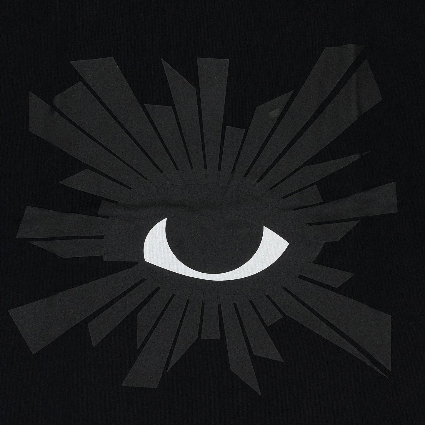 BLACK ALL SEEING HEAVYWEIGHT T-SHIRT