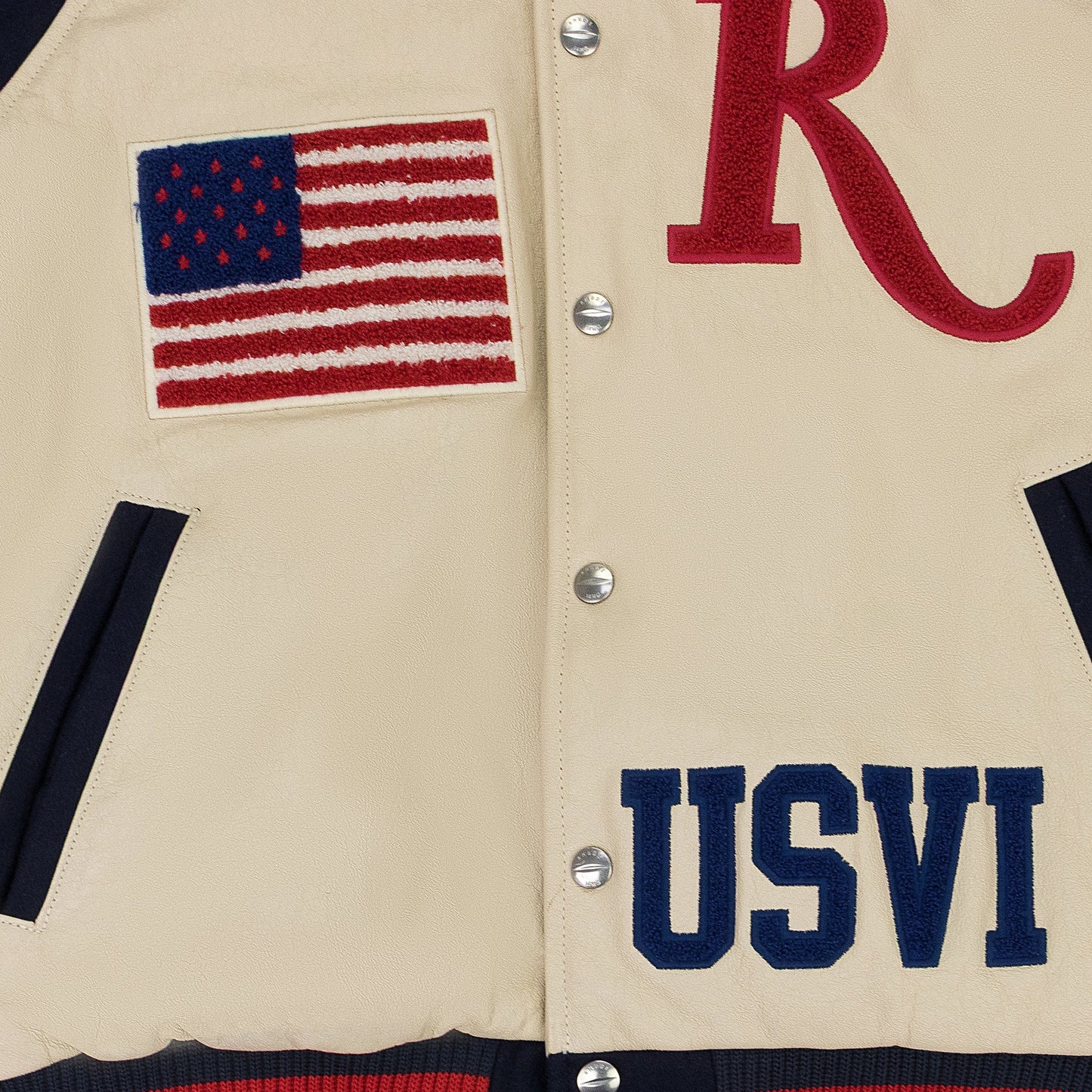 NAVY ST. CROIX VARSITY JACKET
