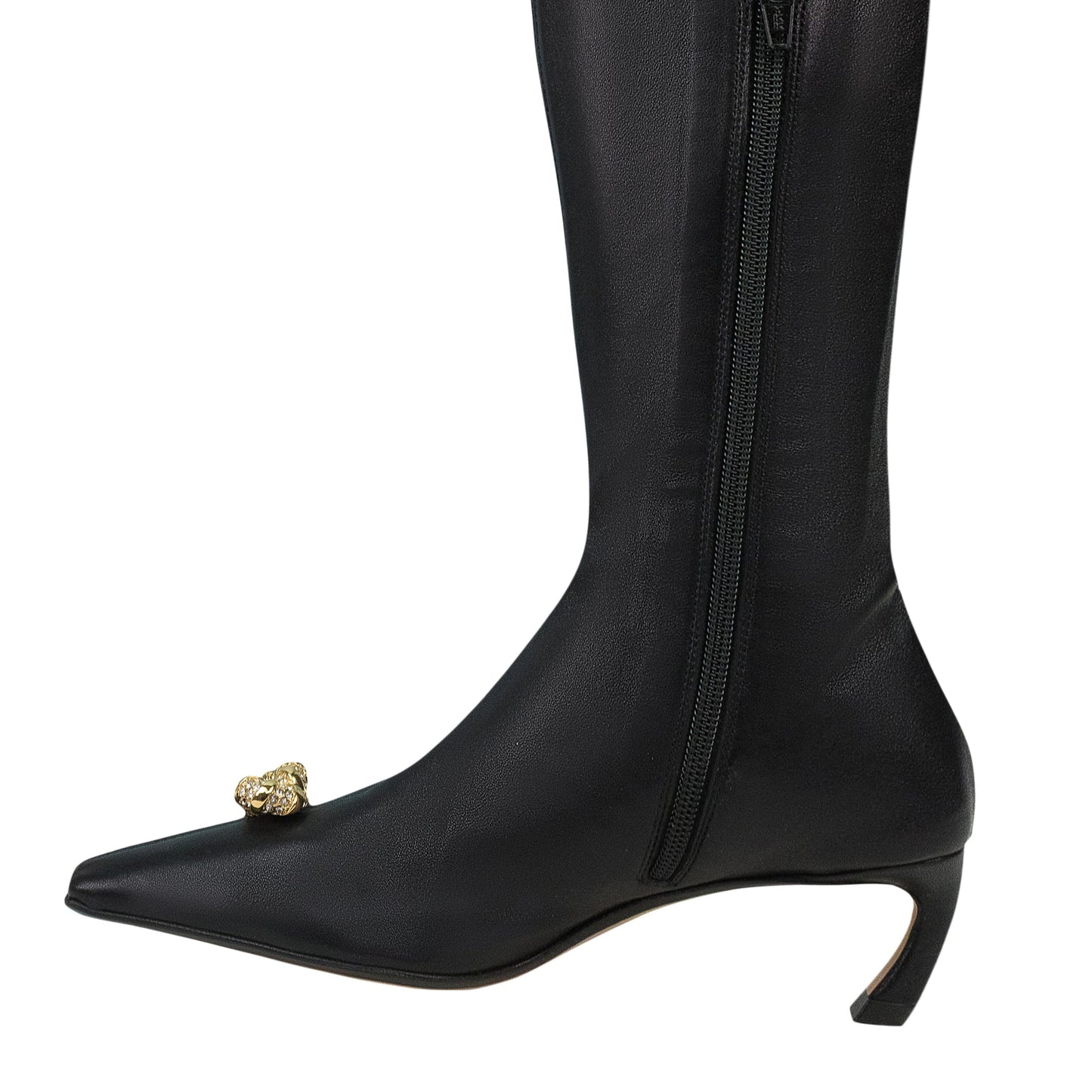 BLACK SWING CUISSARDES OVER THE KNEE BOOTS