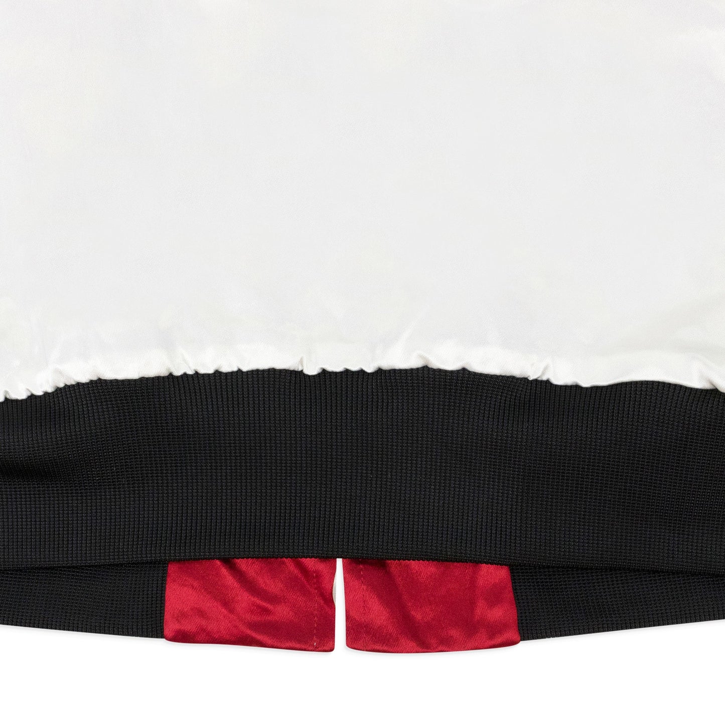 WHITE REVERSIBLE DERBY BOMBER