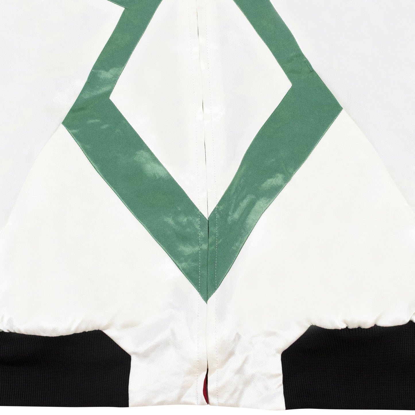 WHITE REVERSIBLE DERBY BOMBER