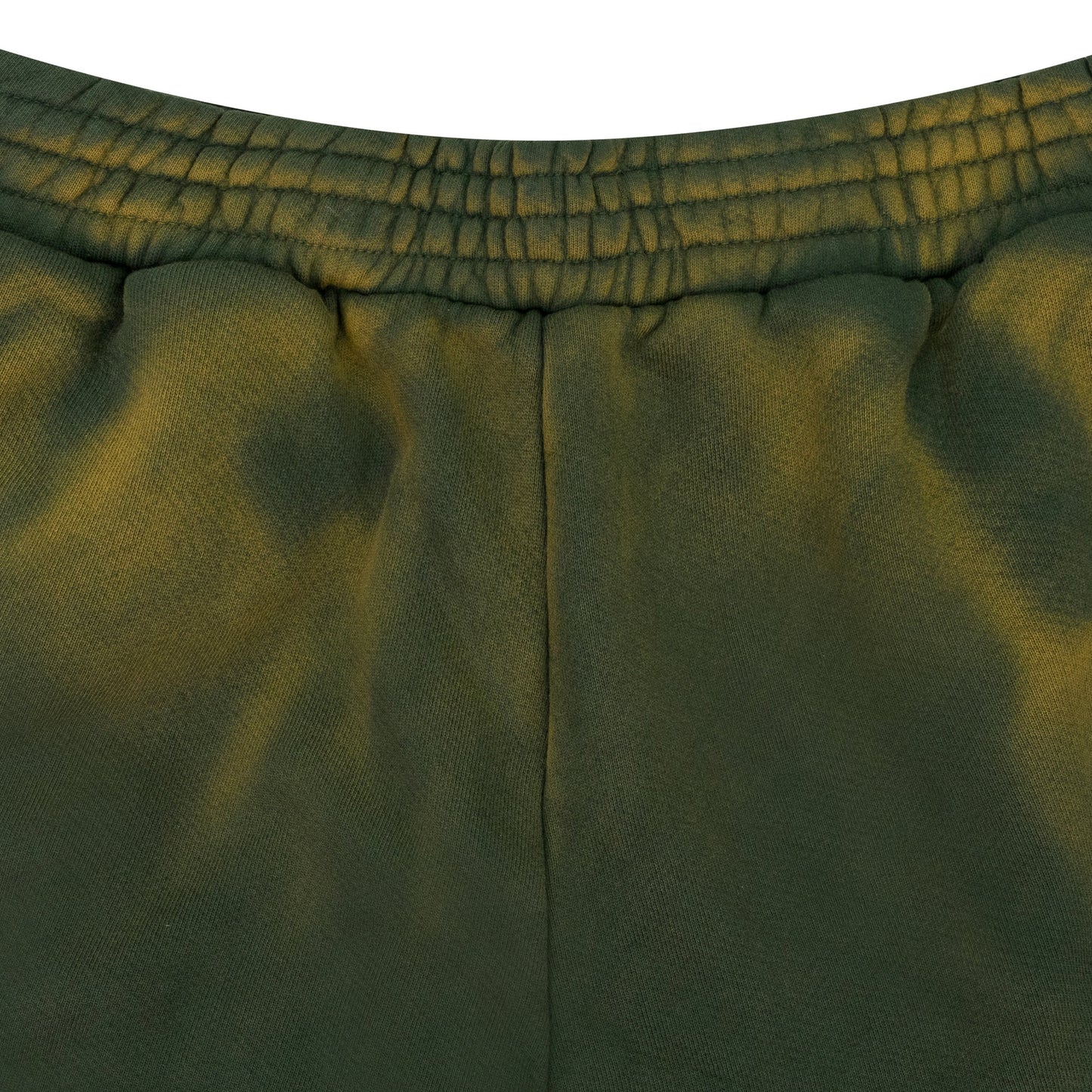 GREEN CAUTION SWEATPANTS