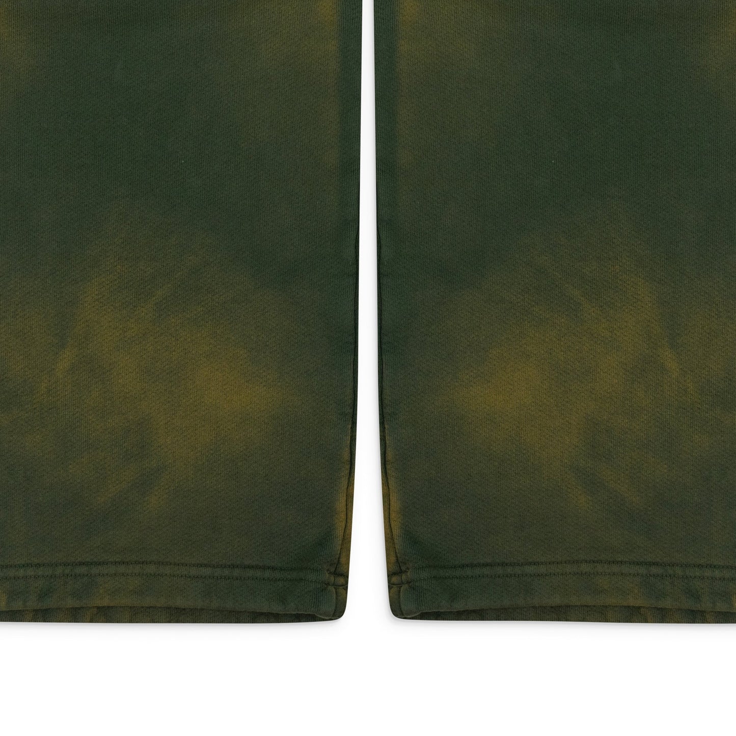 GREEN CAUTION SWEATPANTS