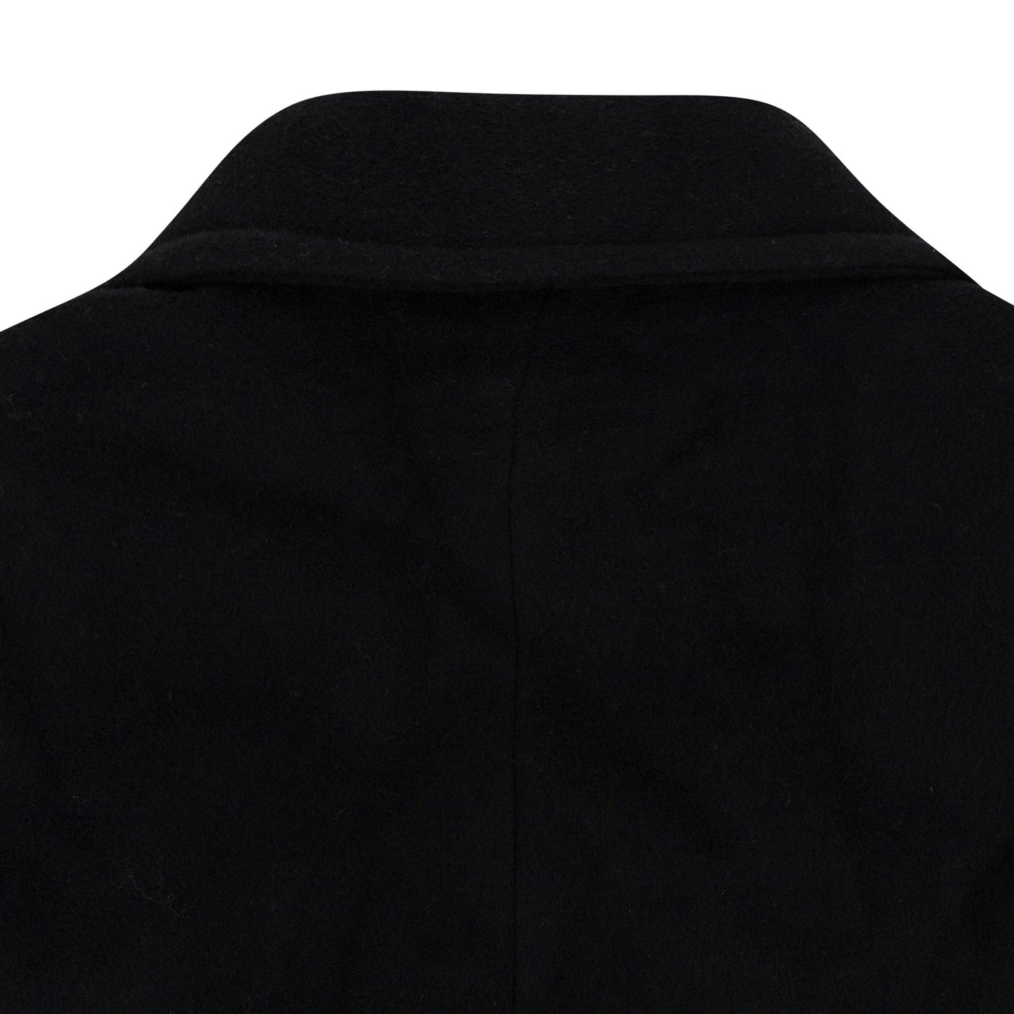 BLACK CROPPED WOOL JACKET