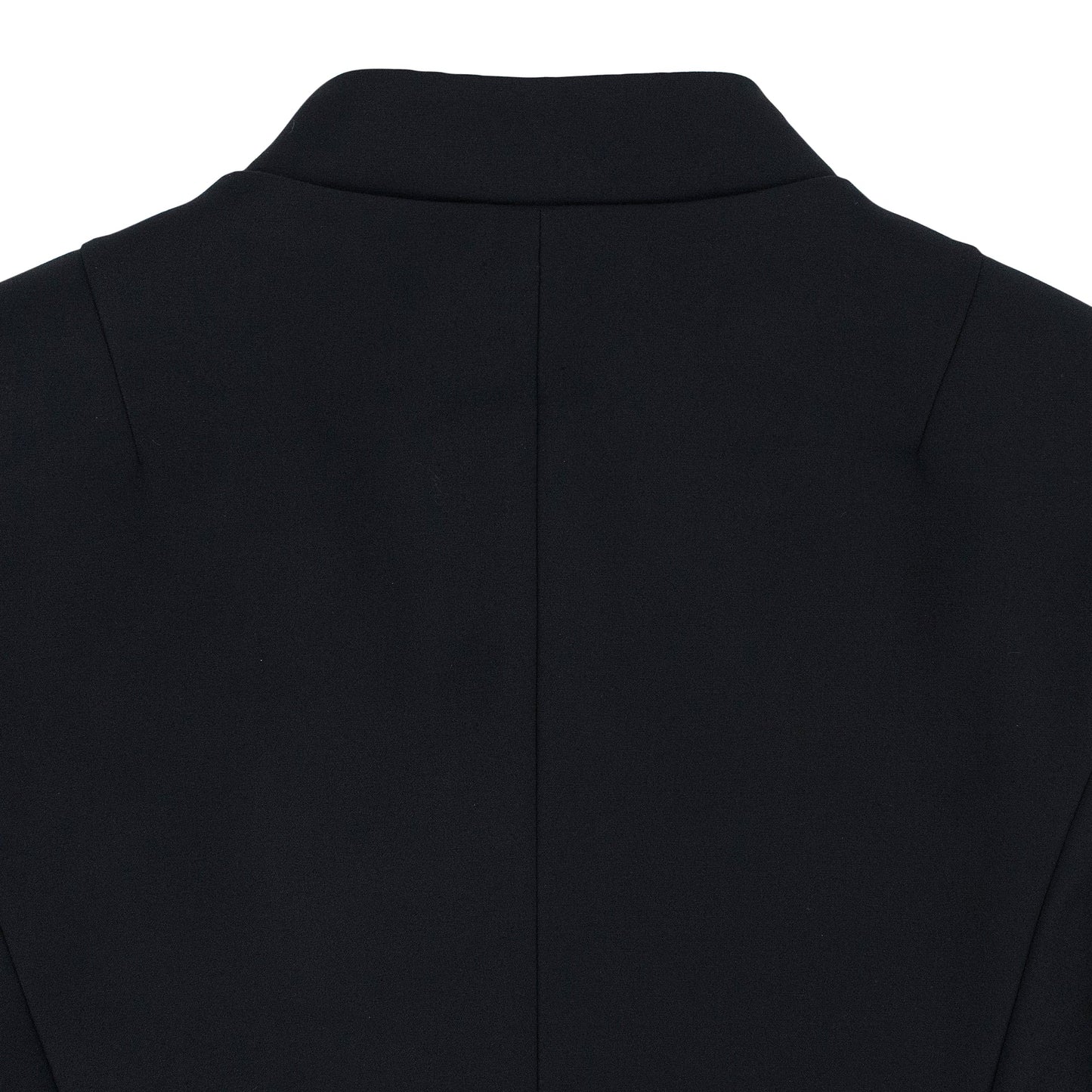 BLACK TROMPE L'OEIL TAILORED SUIT BLAZER