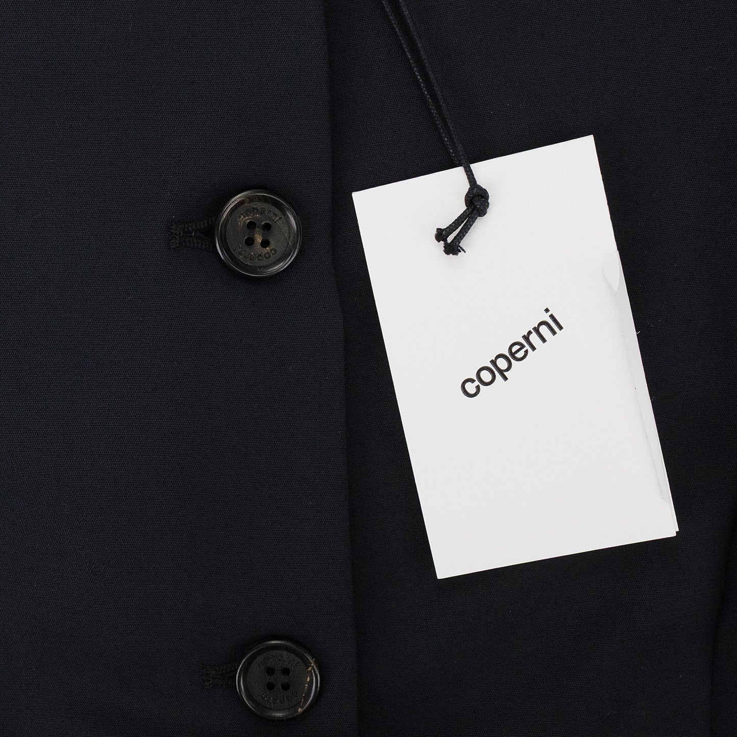 BLACK TROMPE L'OEIL TAILORED SUIT BLAZER