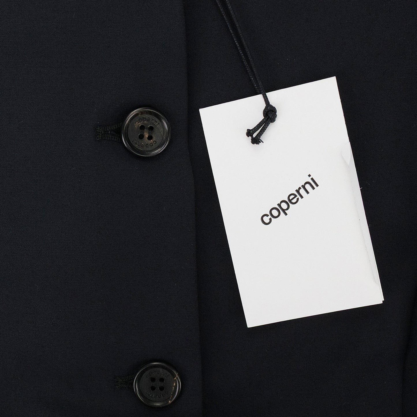 BLACK TROMPE L'OEIL TAILORED SUIT BLAZER