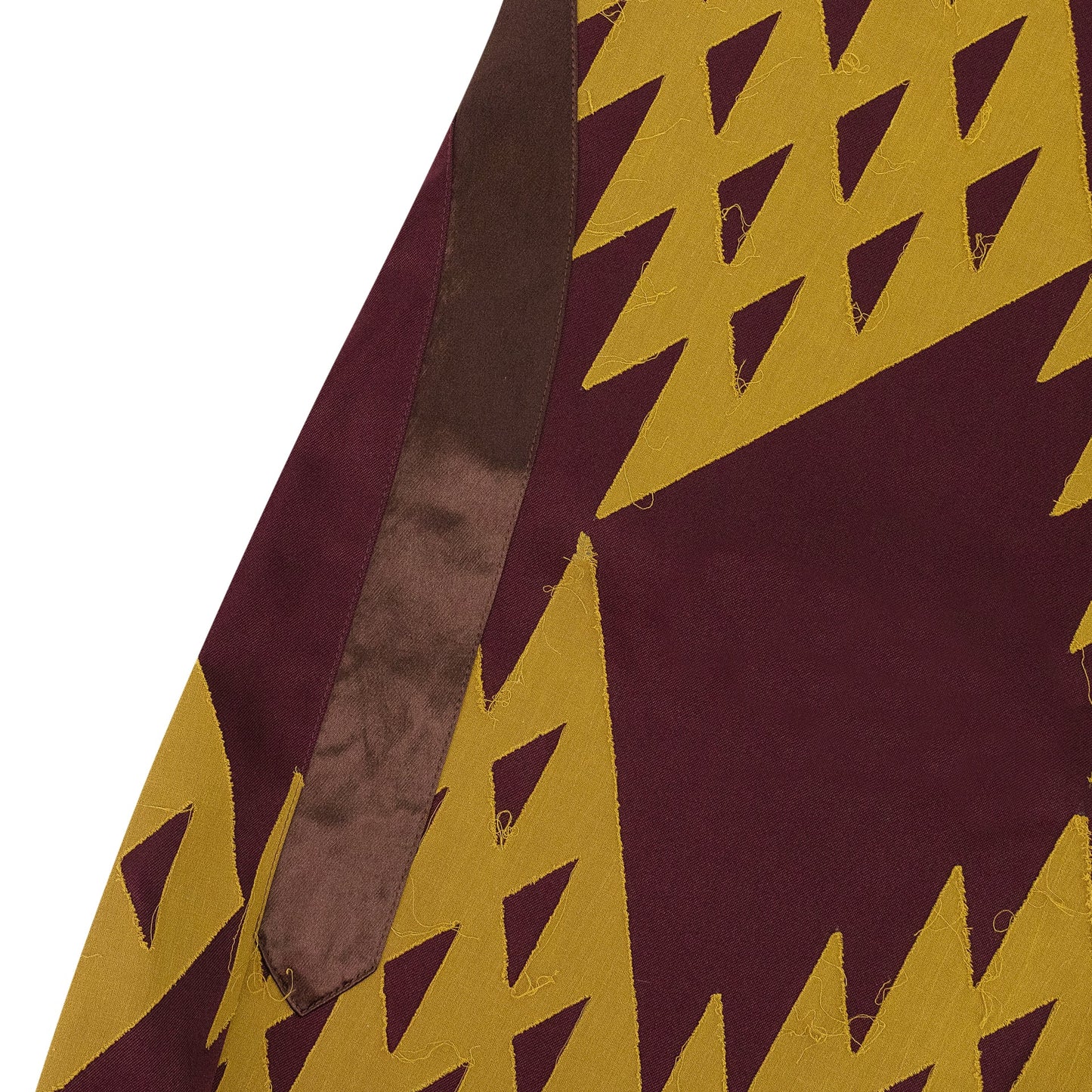 MAROON ARISTIDES WIDE TROUSERS