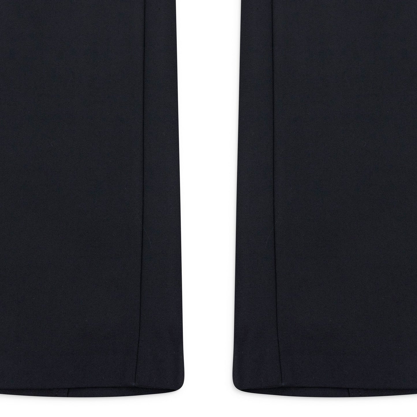 BLACK STRETCH TAILORED TROUSERS