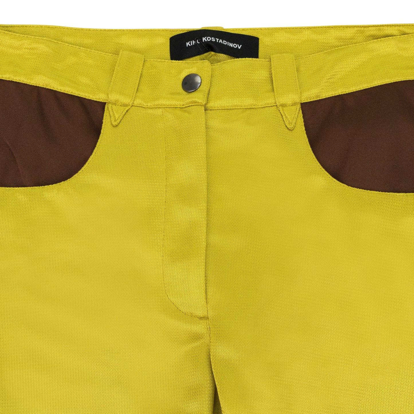 YELLOW/BROWN VIEIRA TROUSERS