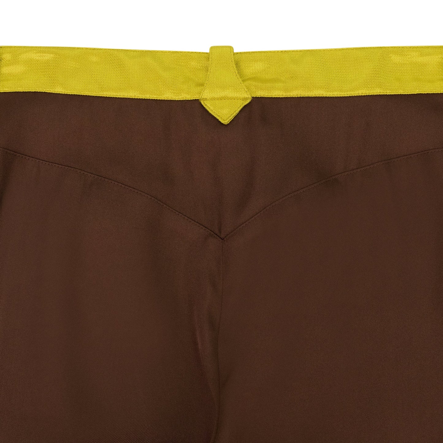 YELLOW/BROWN VIEIRA TROUSERS