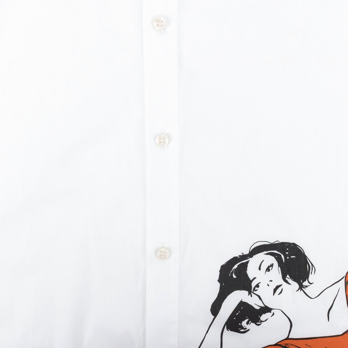 WHITE POPLIN BUTTON-DOWN SHIRT