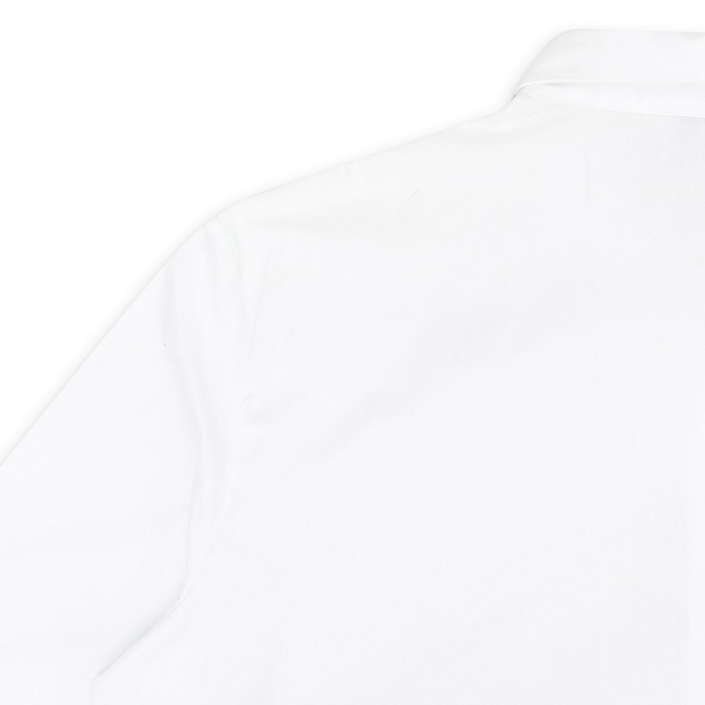 WHITE POPLIN BUTTON-DOWN SHIRT