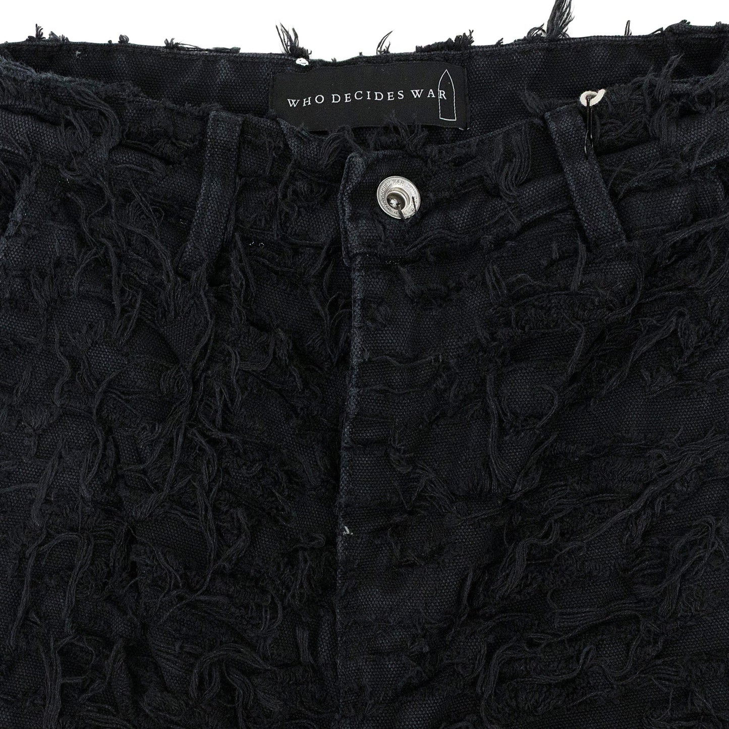 BLACK HUSK WIDE LEG PANTS